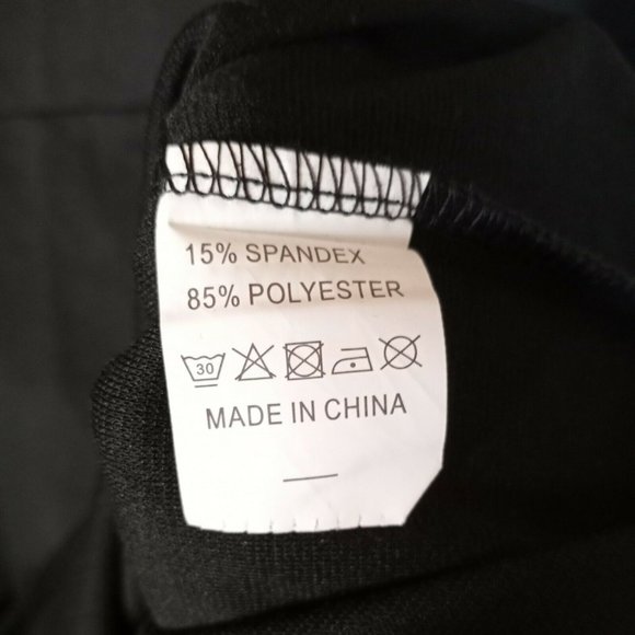 FORTRIC Womens Black Dress Bell Sleeves Ruffled XL - Picture 7 of 8